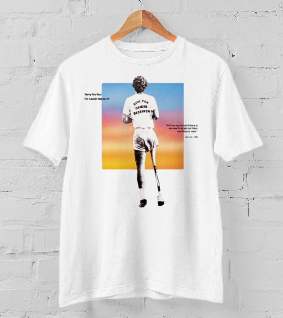 Ryan Reynolds Finish It 2025 Give For Cancer Research Terry Fox Run T-Shirt