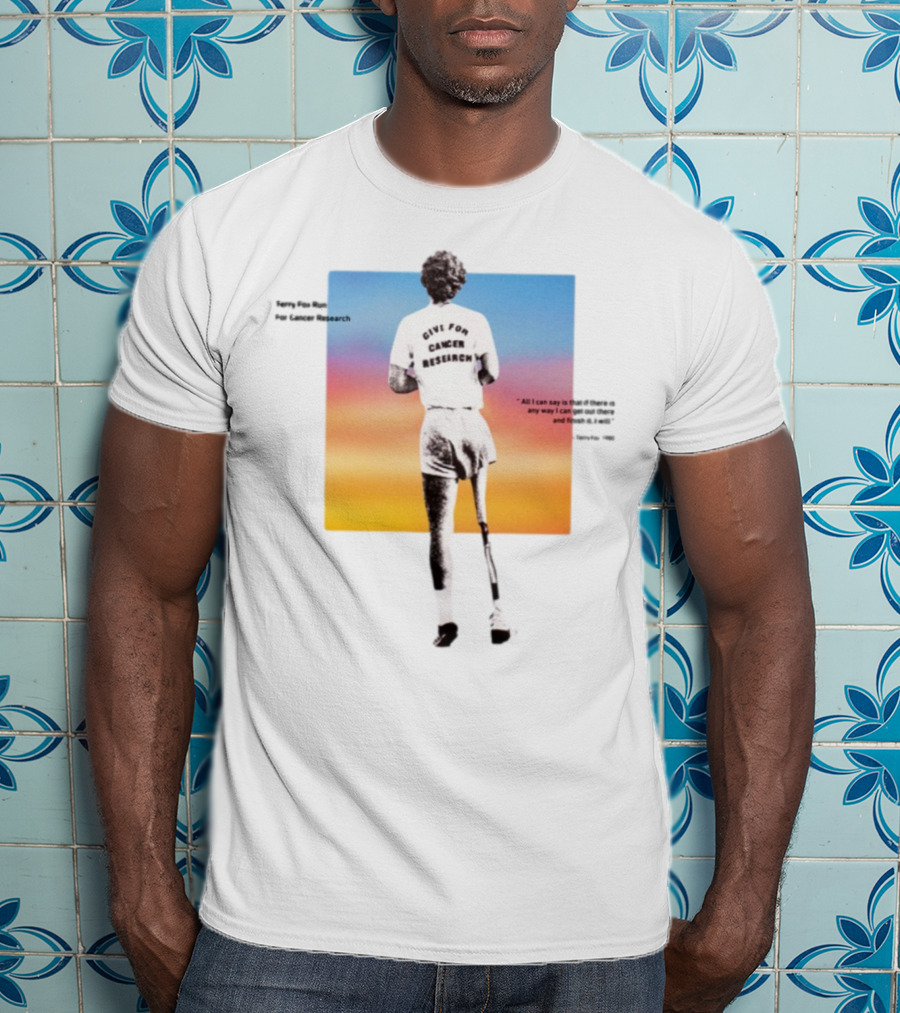 Ryan Reynolds Finish It 2025 Give For Cancer Research Terry Fox Run T-Shirt