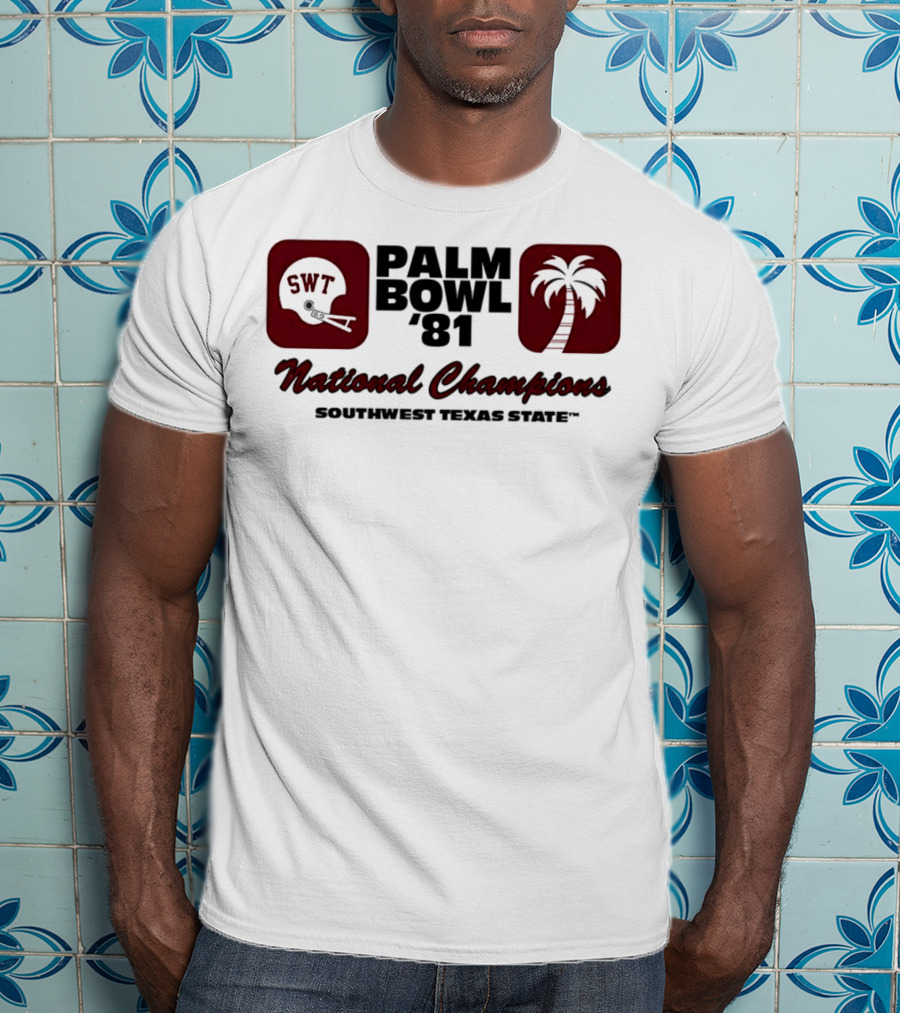 SWT 1981 Palm Bowl National Champions T-Shirt