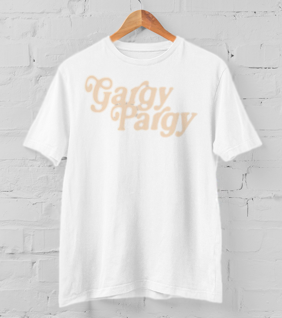 Gargy Pargy Text Design T-Shirt