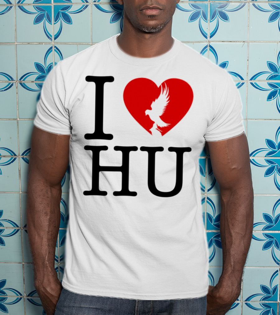 Hollywood Undead Spring 2025 I Love HU Heart And Eagle Icon T-Shirt