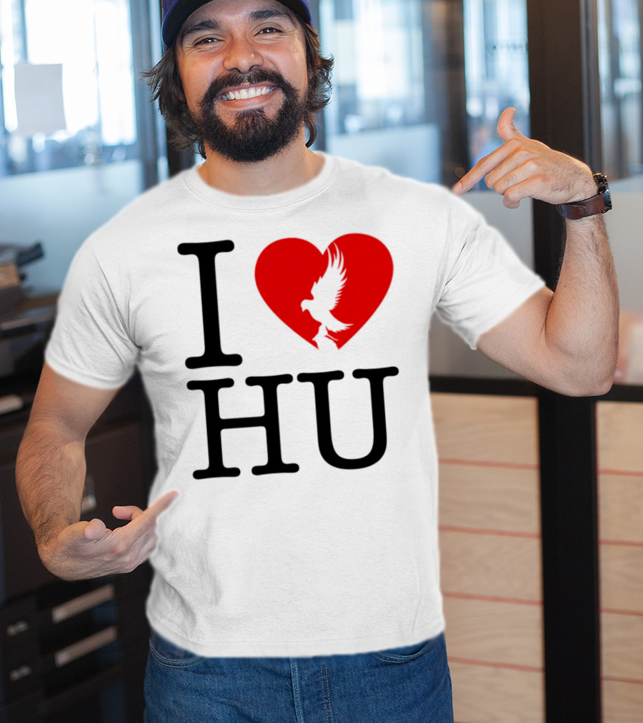 Hollywood Undead Spring 2025 I Love HU Heart And Eagle Icon T-Shirt