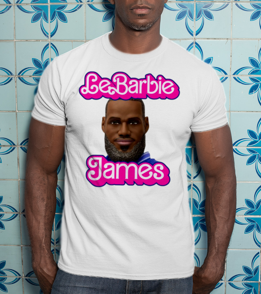 LeBarbie James Basketball Icon Parody T-Shirt