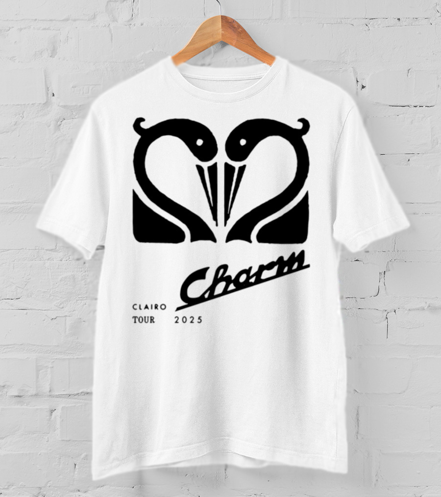 Charm Swan Europe Tour 23 Concert Aesthetic Retro Swans T-Shirt