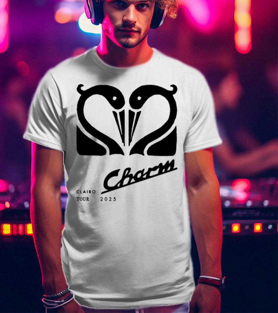 Charm Swan Europe Tour 23 Concert Aesthetic Retro Swans T-Shirt