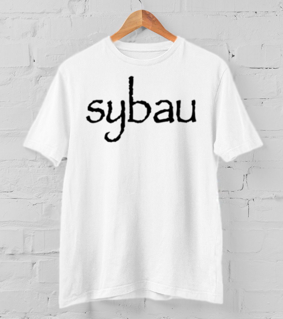 Ethanshirts Sybau Stylish Script Text T-Shirt