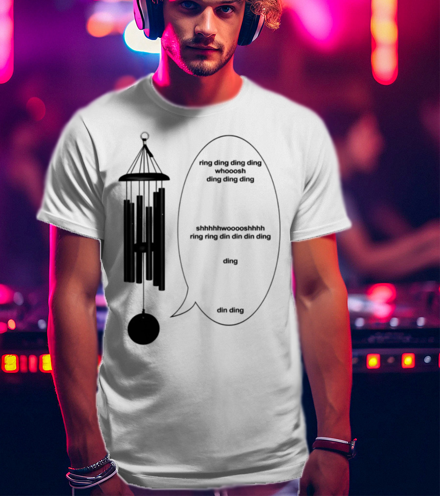 Henry Johnson Whooosh Ring Ding Ding Ding Wind Chime Sound Effect T-Shirt