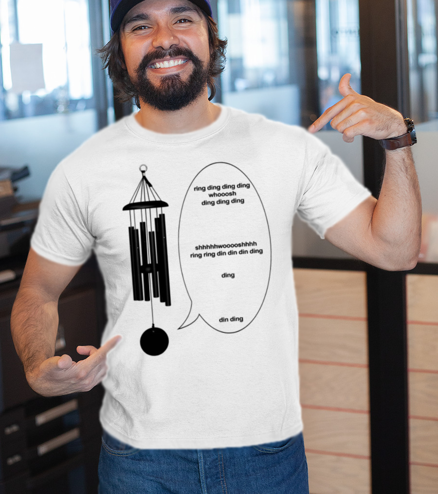 Henry Johnson Whooosh Ring Ding Ding Ding Wind Chime Sound Effect T-Shirt