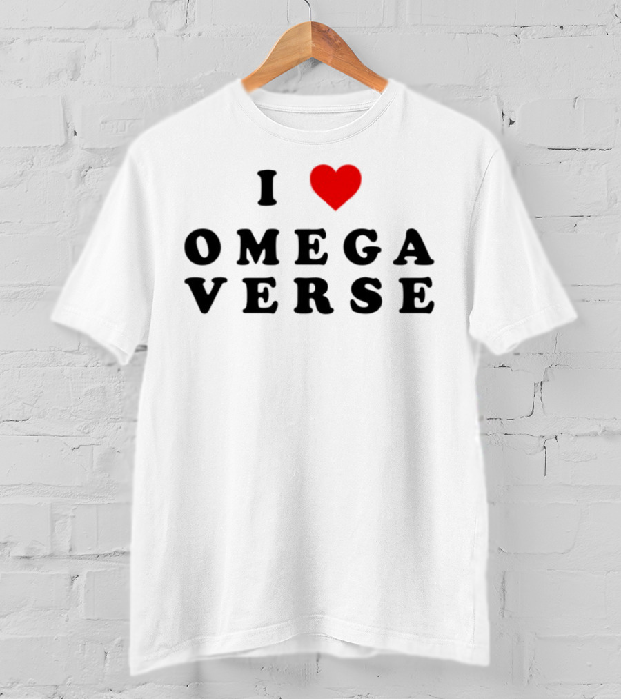 I Love Omegaverse Heart Symbol T-Shirt