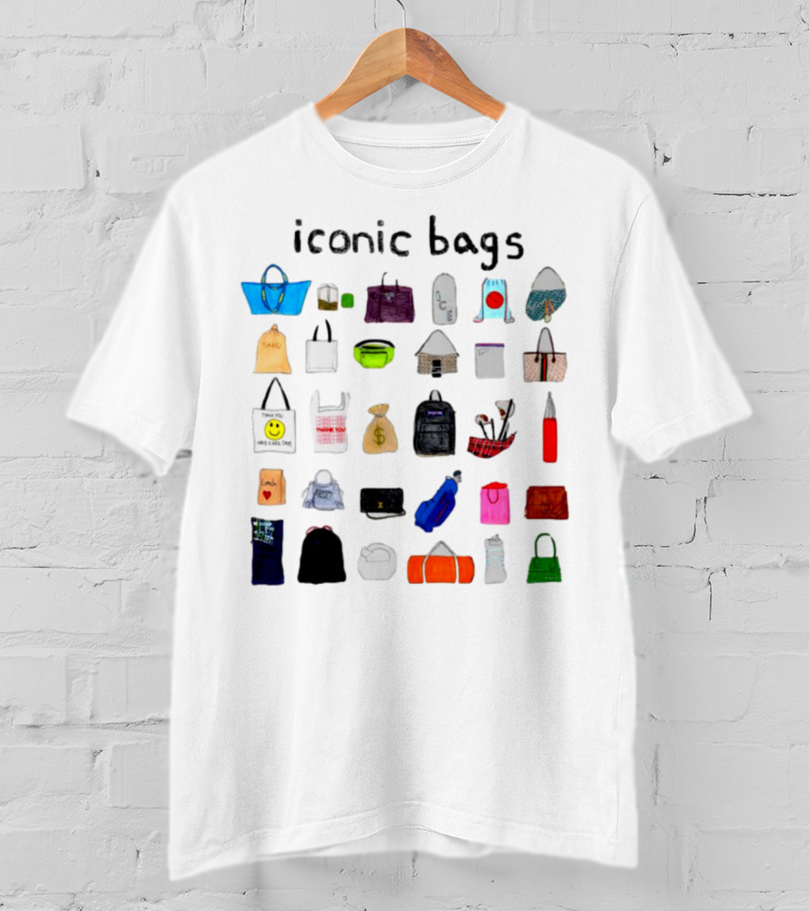 Iconic Bags Featuring Famous And Recognizable Designs And Symbols T-Shirt