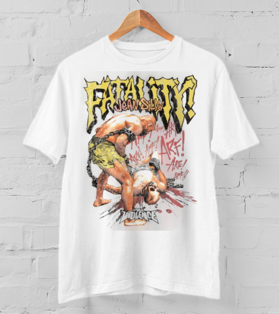 Fatality Jean Silva MMA Knockout Fight Scene T-Shirt