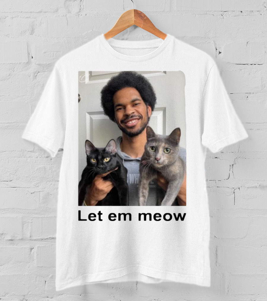 Limited Let Em Meow Jarrett Allen Cats T-Shirt