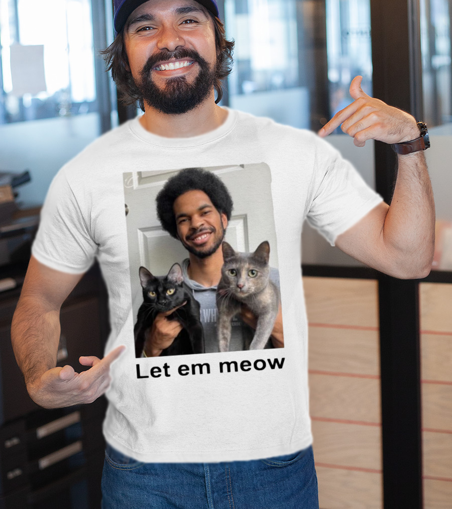Limited Let Em Meow Jarrett Allen Cats T-Shirt