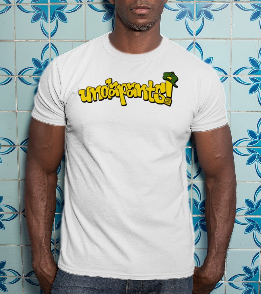 Podmeetsworldshow Undapants Retro Cartoon Style T-Shirt