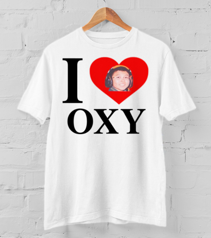 V1c I Heart Oxy Kid Headphones T-Shirt