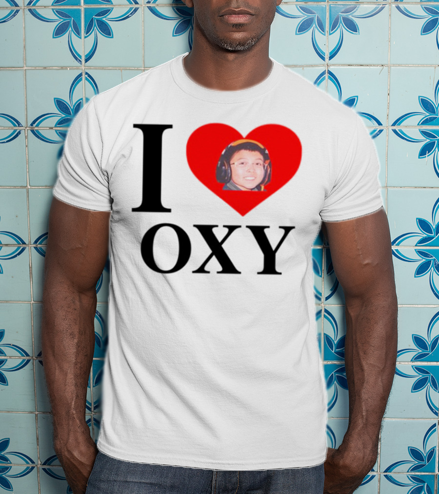 V1c I Heart Oxy Kid Headphones T-Shirt