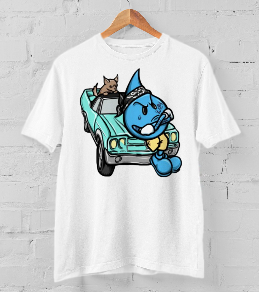 Wet Willy Homies Bandana Lowrider Vintage Car Cartoon T-Shirt