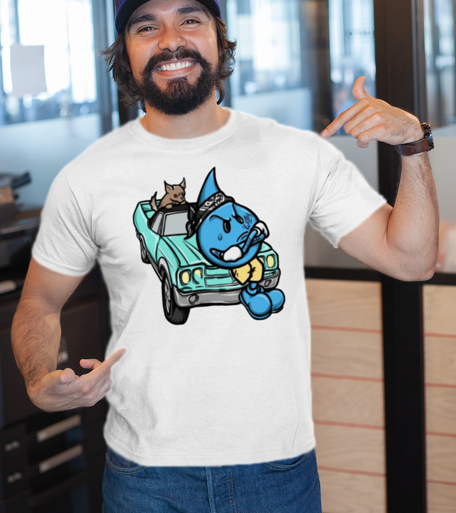 Wet Willy Homies Bandana Lowrider Vintage Car Cartoon T-Shirt