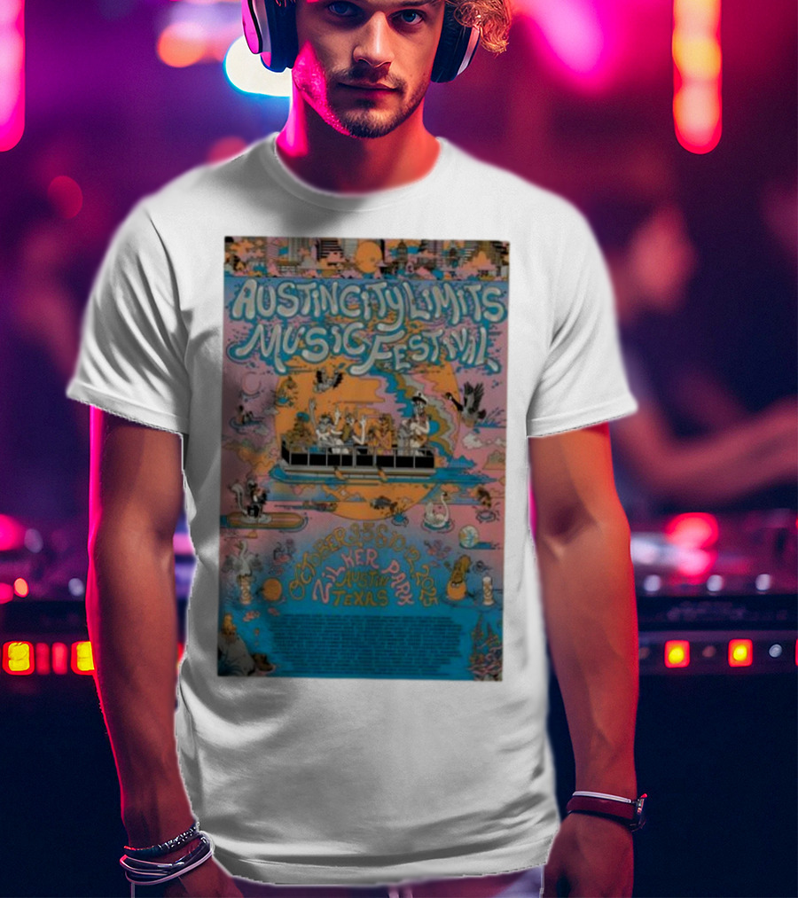 Austin City Limits Music Festival 2015 Wilker Park Austin Texas October 2-4 9-11 T-Shirt