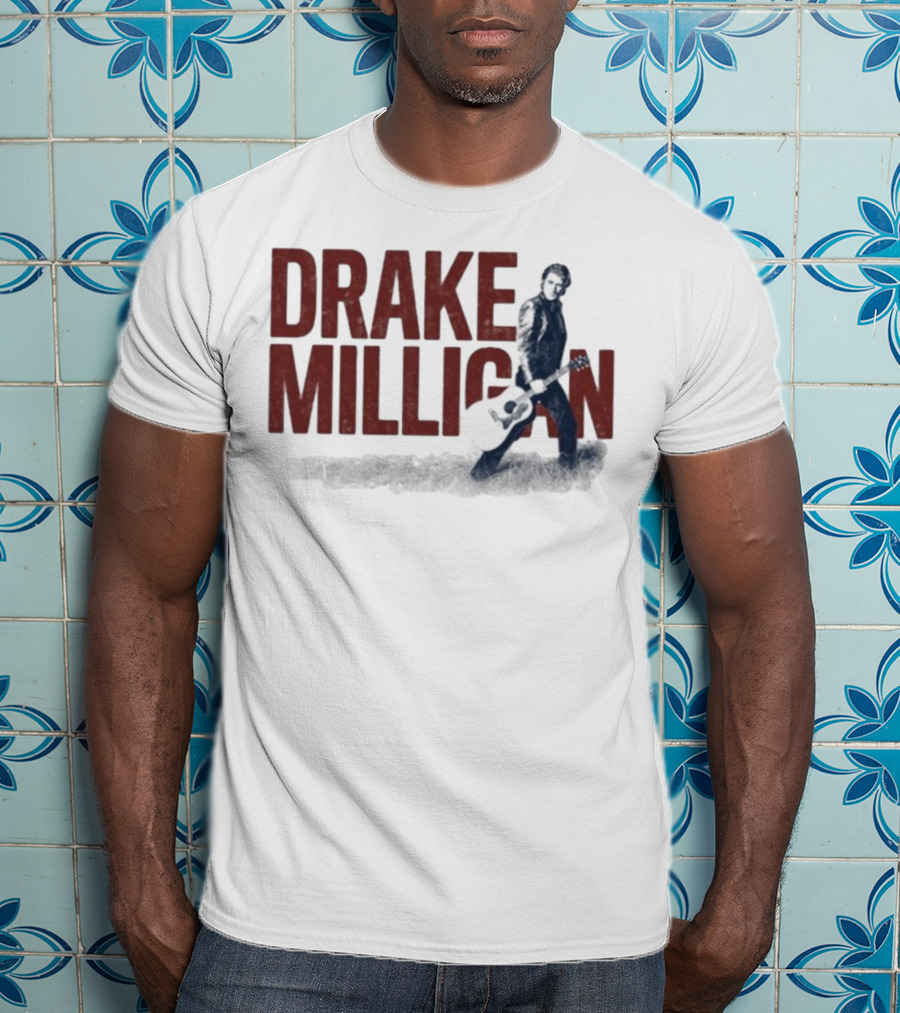 Drake Milligan Silver Guitar Photo Edition T-Shirt