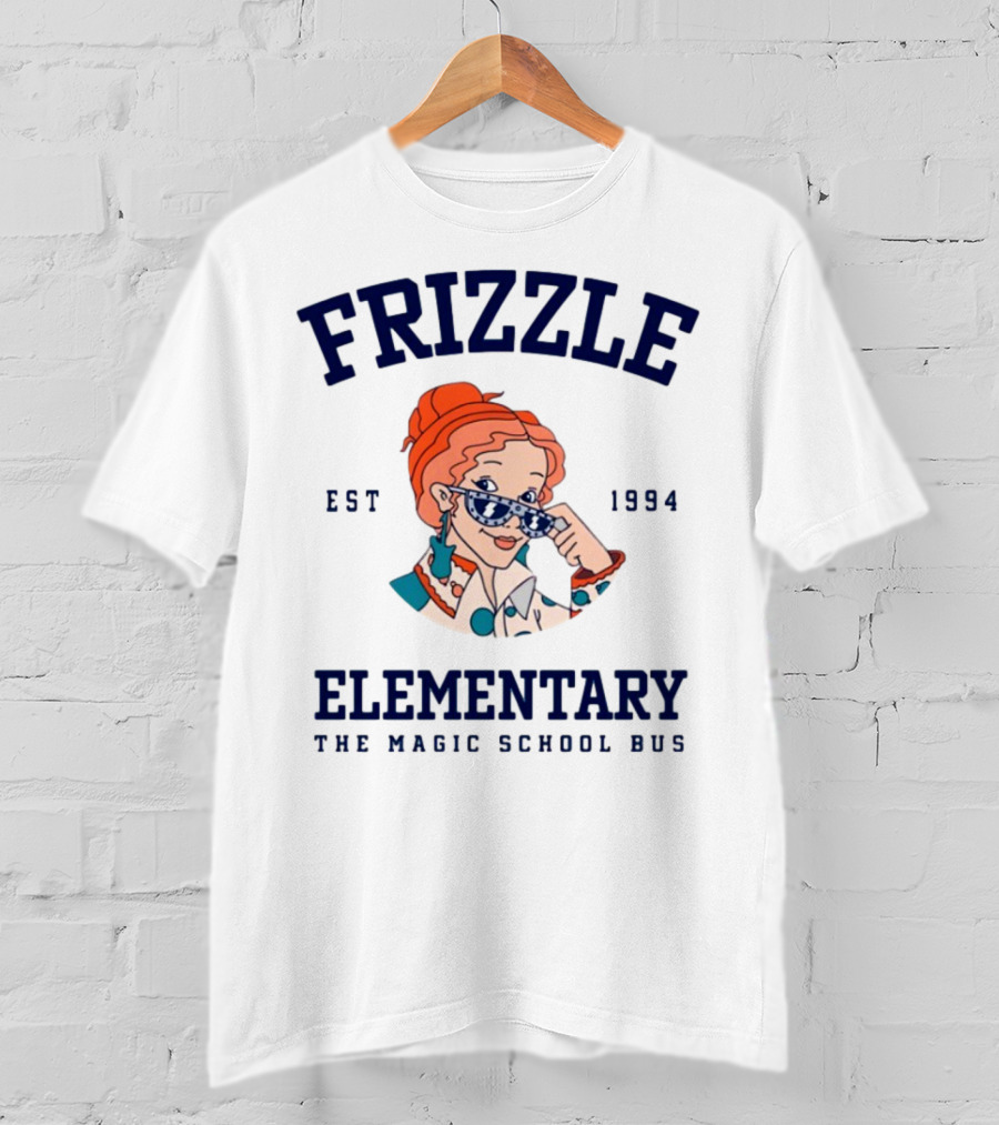 Frizzle Elementary The Magic School Bus Est 1994 Retro Style T-Shirt