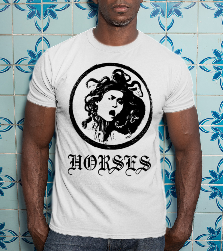 Horses Medusa Iconic Mythical Symbolism T-Shirt
