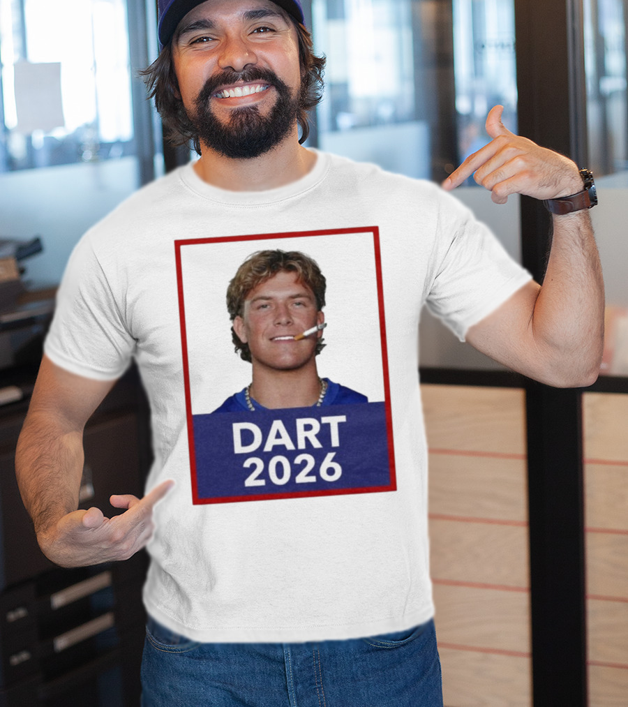 Dart 2026 Cigarette Image Red Frame T-Shirt