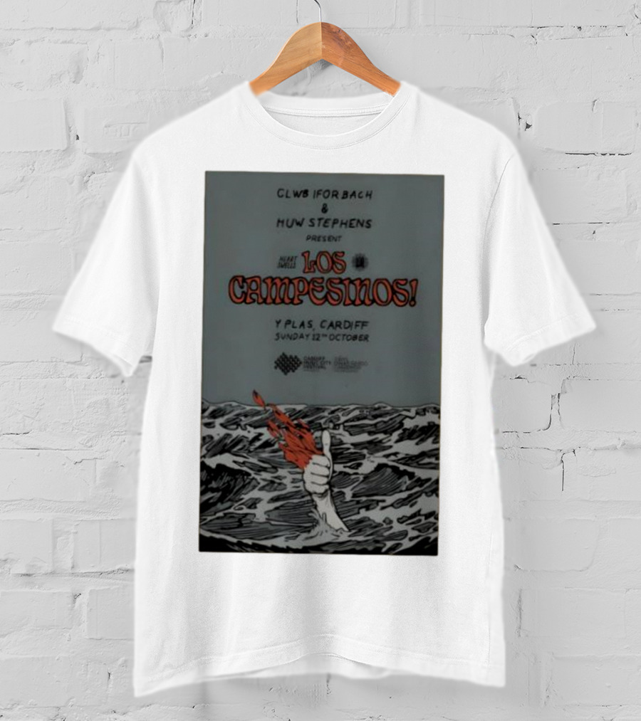 CLWB Ifor Bach Huw Stephens Present Los Campesinos Y Plas Cardiff Sunday 12th October T-Shirt