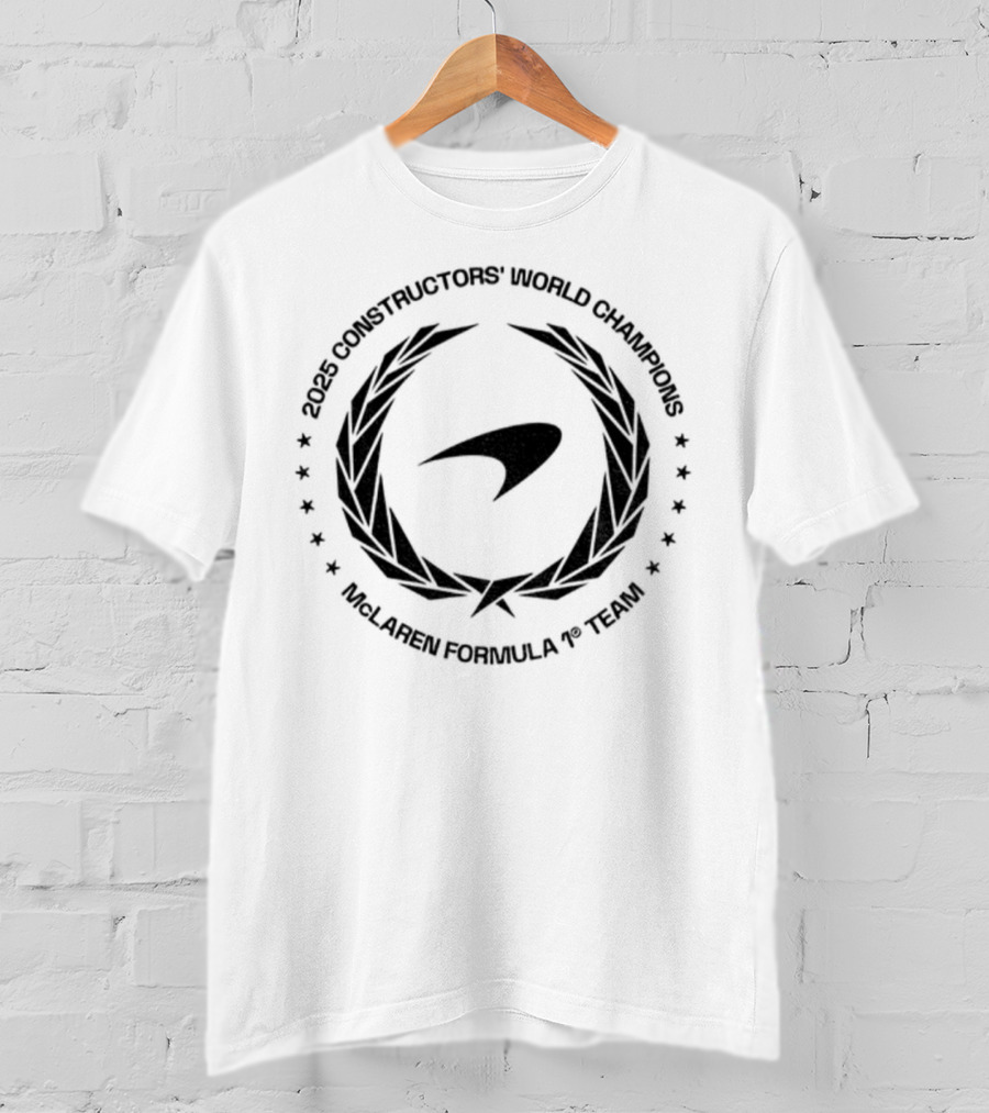 McLaren Racing Formula 1 2025 World Constructors Champions T-Shirt