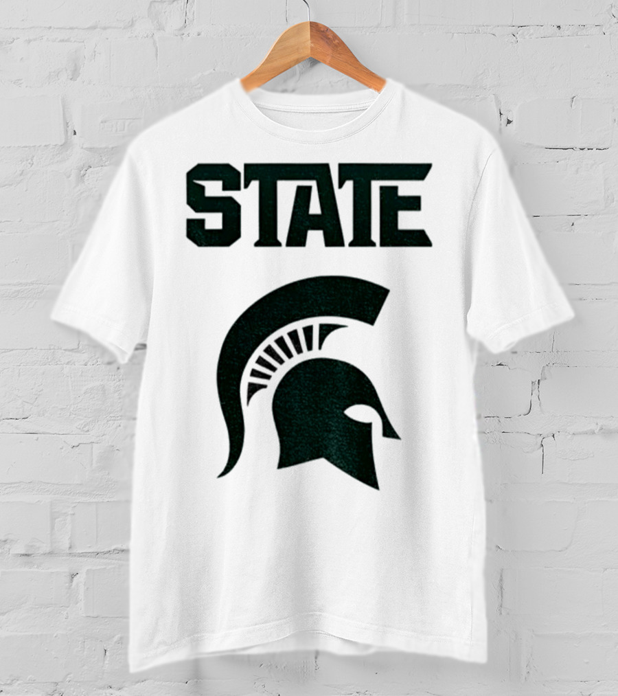 STATE Spartans Michigan Big Ten Basketball T-Shirt