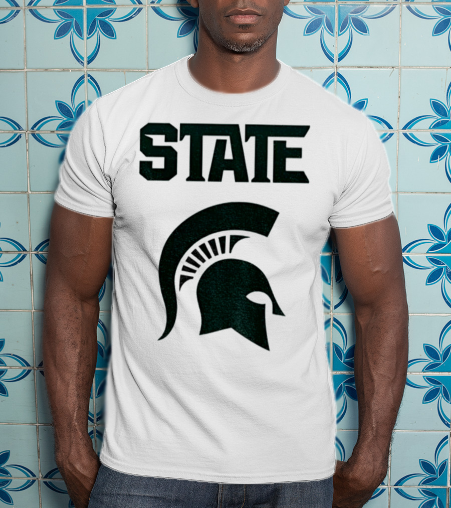 STATE Spartans Michigan Big Ten Basketball T-Shirt
