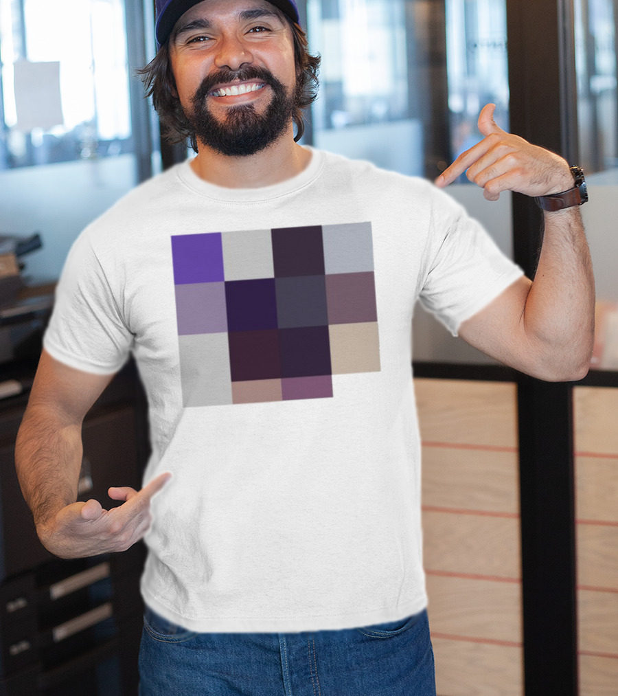 Acai28 Color Grid Abstract Acai T-Shirt