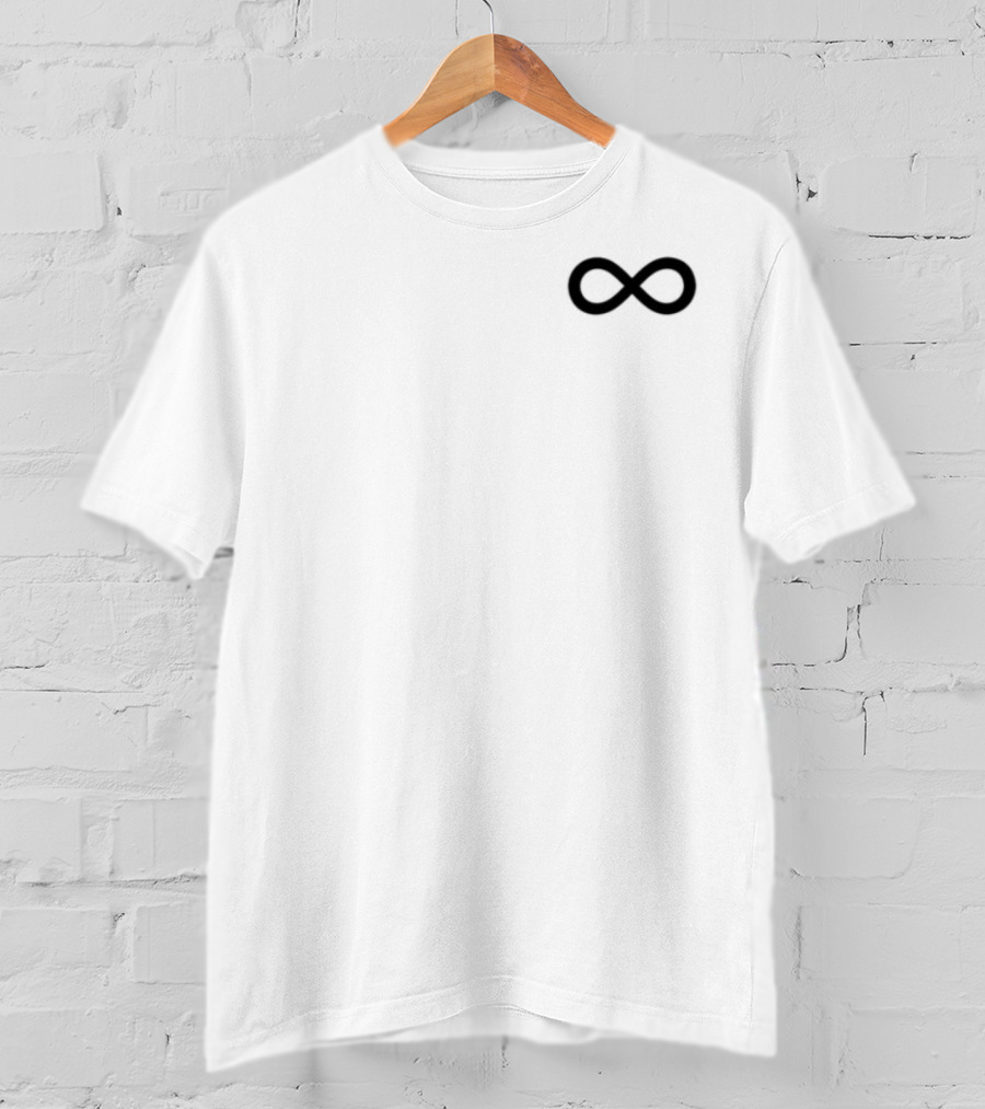 Ayofvr Infinity Symbol Chambray Style T-Shirt