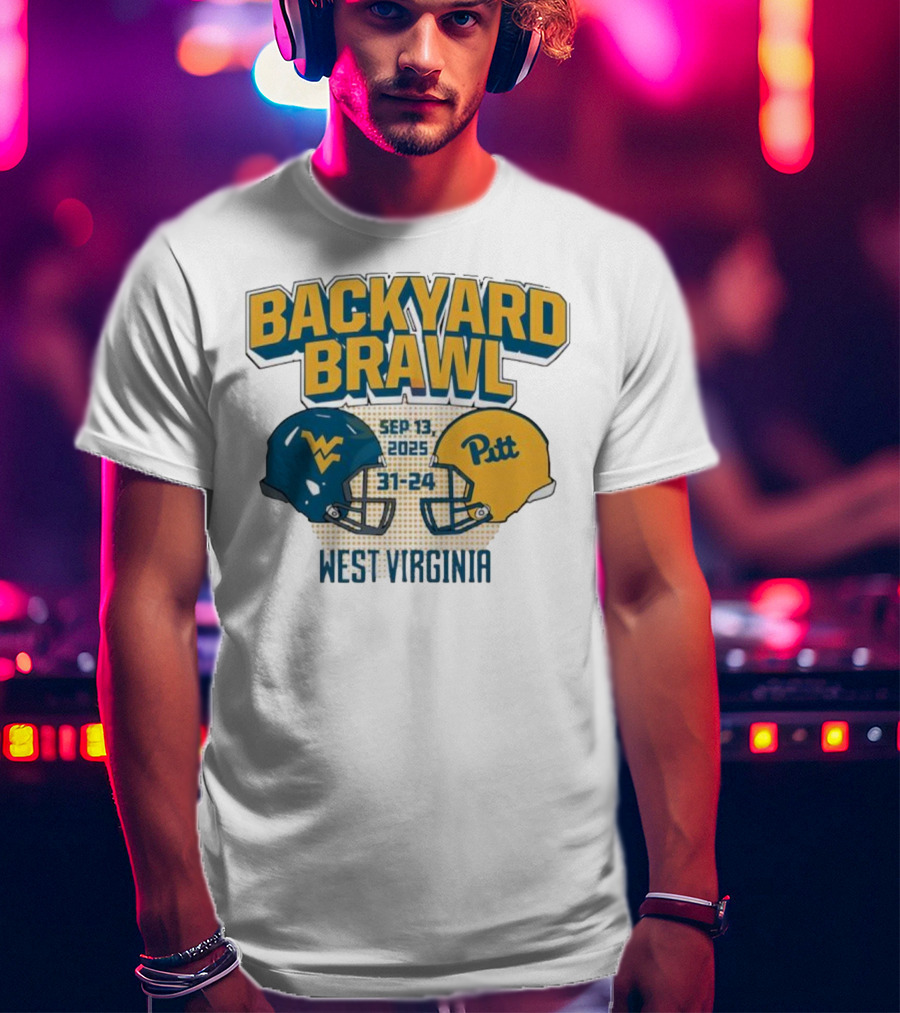 Backyard Brawl West Virginia Sep 13 2025 Pitt 31-24 T-Shirt