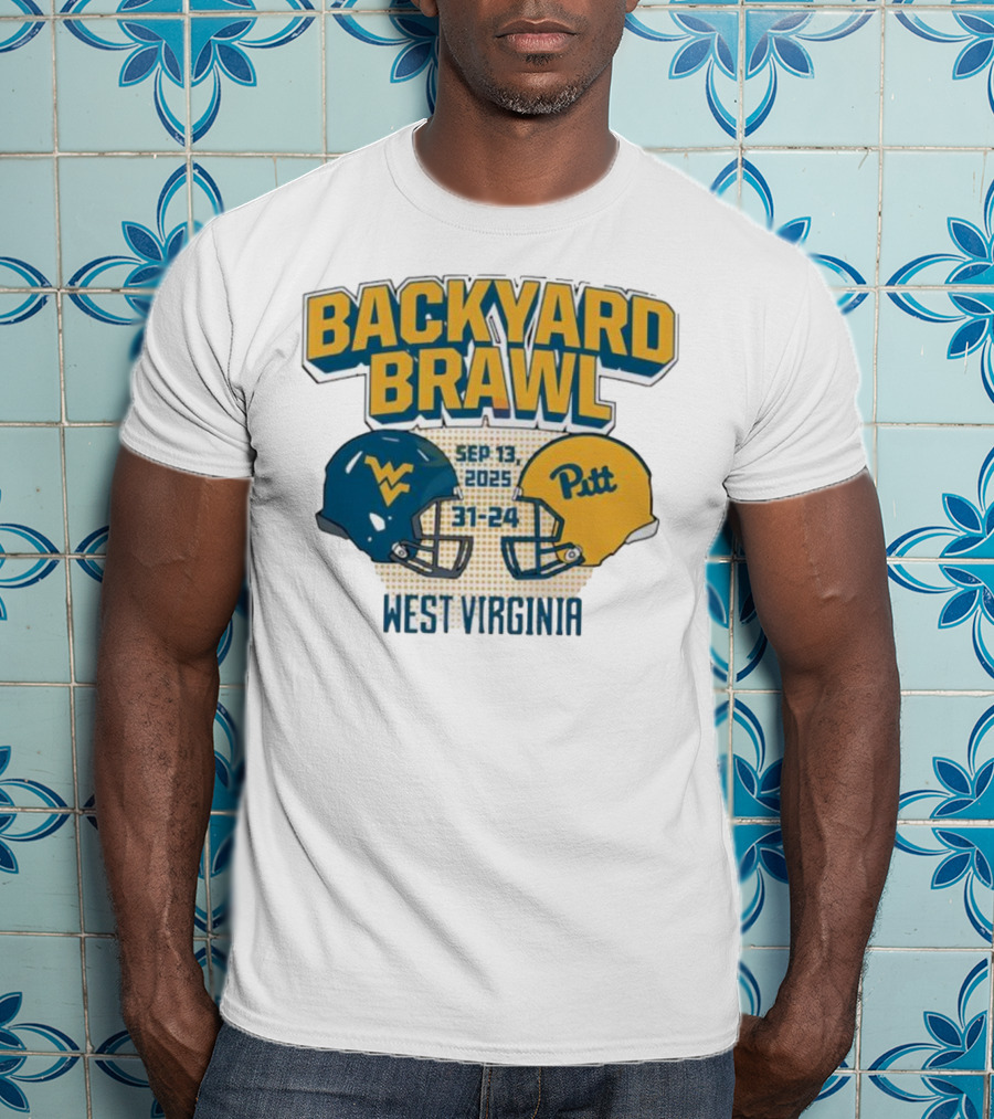 Backyard Brawl West Virginia Sep 13 2025 Pitt 31-24 T-Shirt