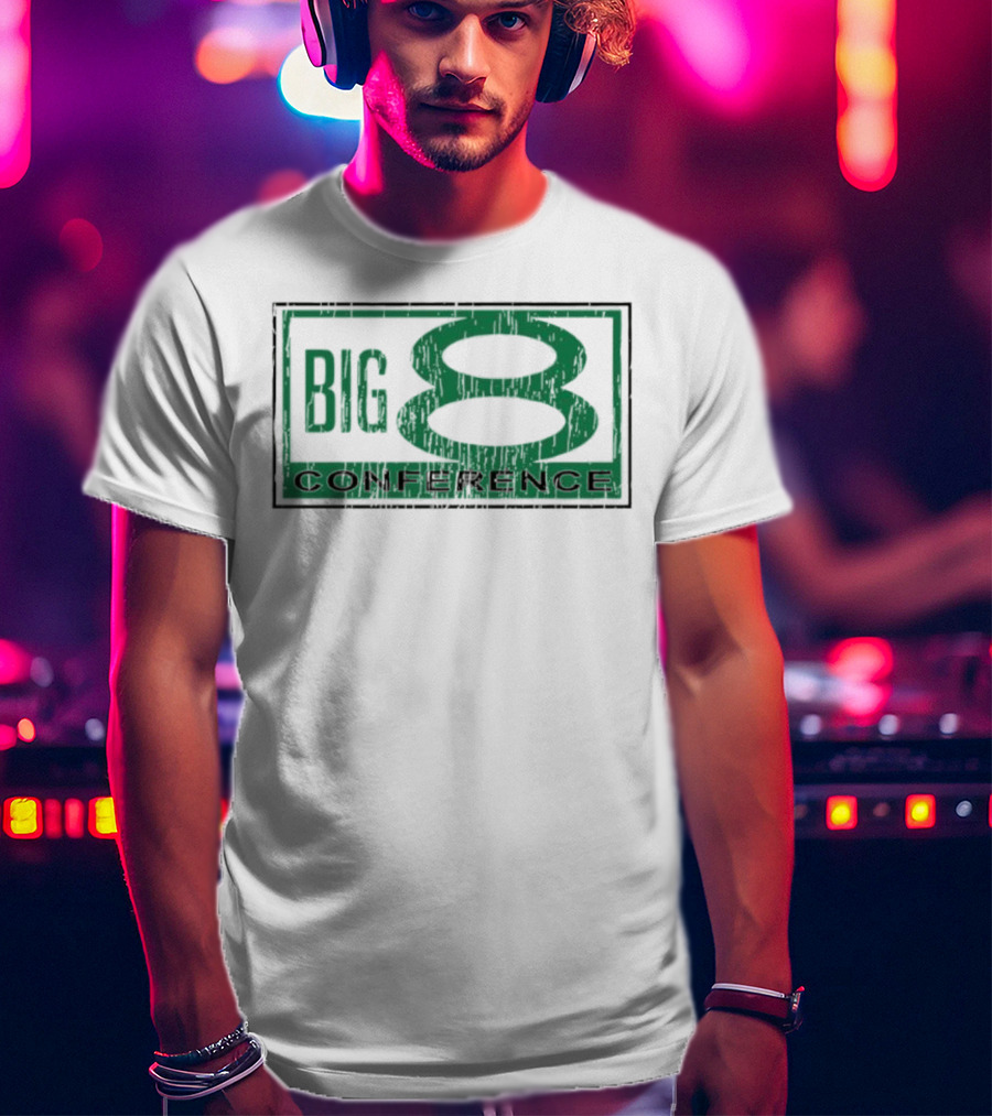 Big 8 Conference Retro Sports Emblem T-Shirt