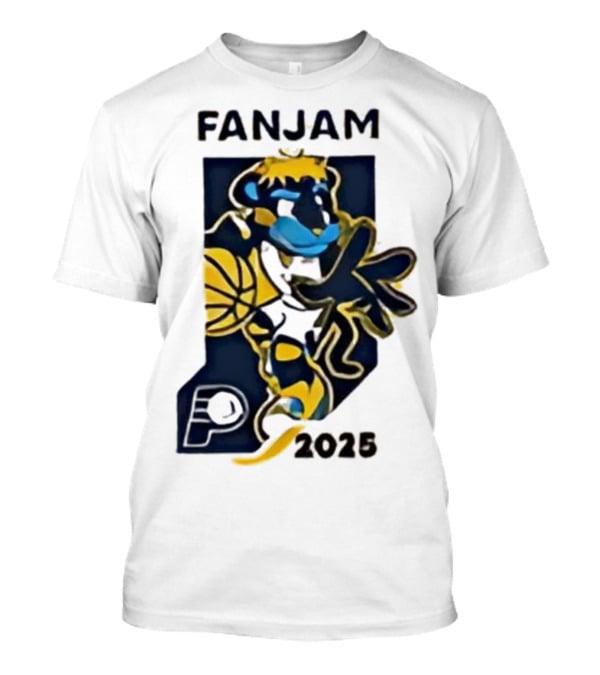 FanJam Indiana Pacers NBA Mascot 2025 T-Shirt