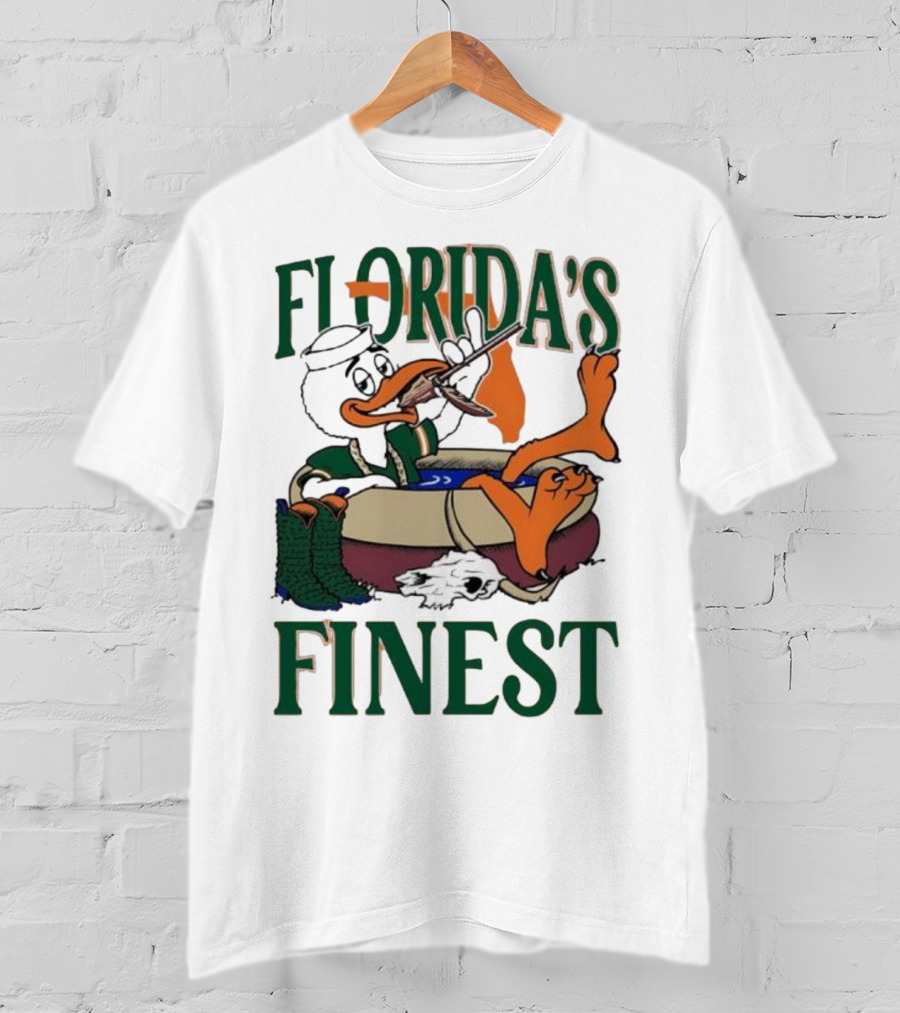 Florida’s Finest Miami Hurricanes Iconic Rivalry Victory Over Florida State Seminoles T-Shirt