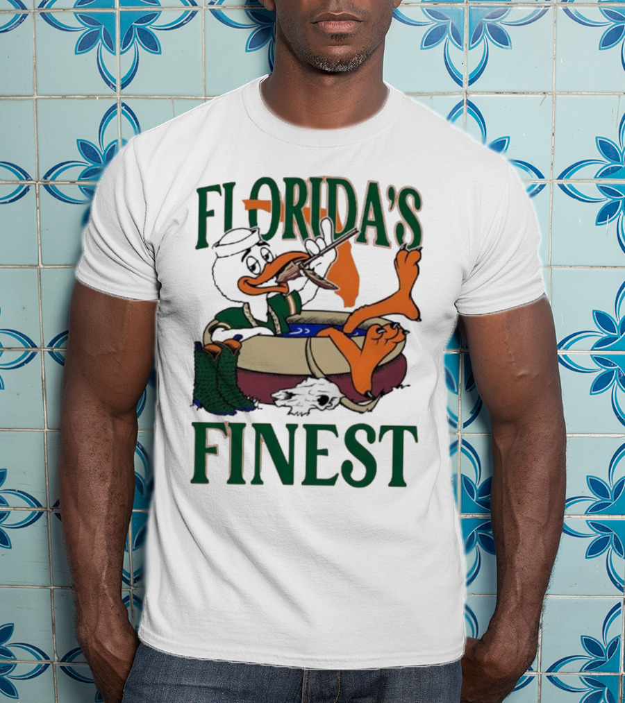 Florida’s Finest Miami Hurricanes Iconic Rivalry Victory Over Florida State Seminoles T-Shirt