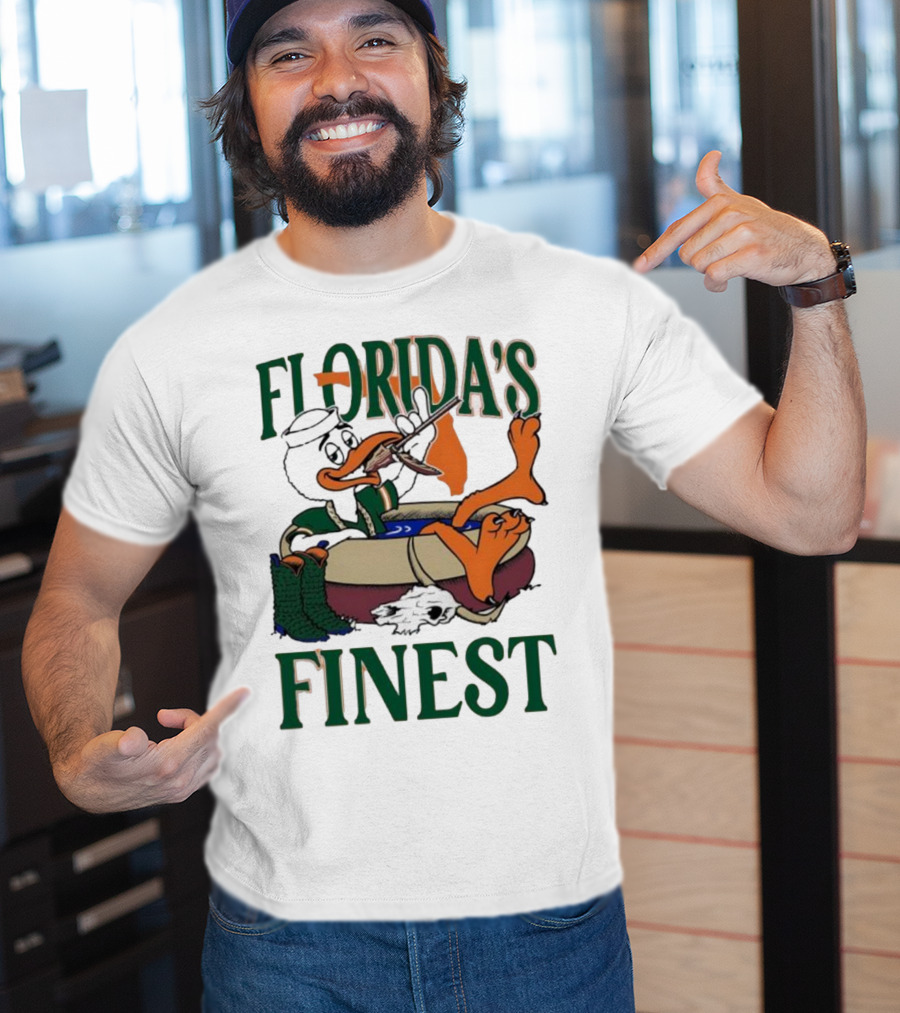 Florida’s Finest Miami Hurricanes Iconic Rivalry Victory Over Florida State Seminoles T-Shirt