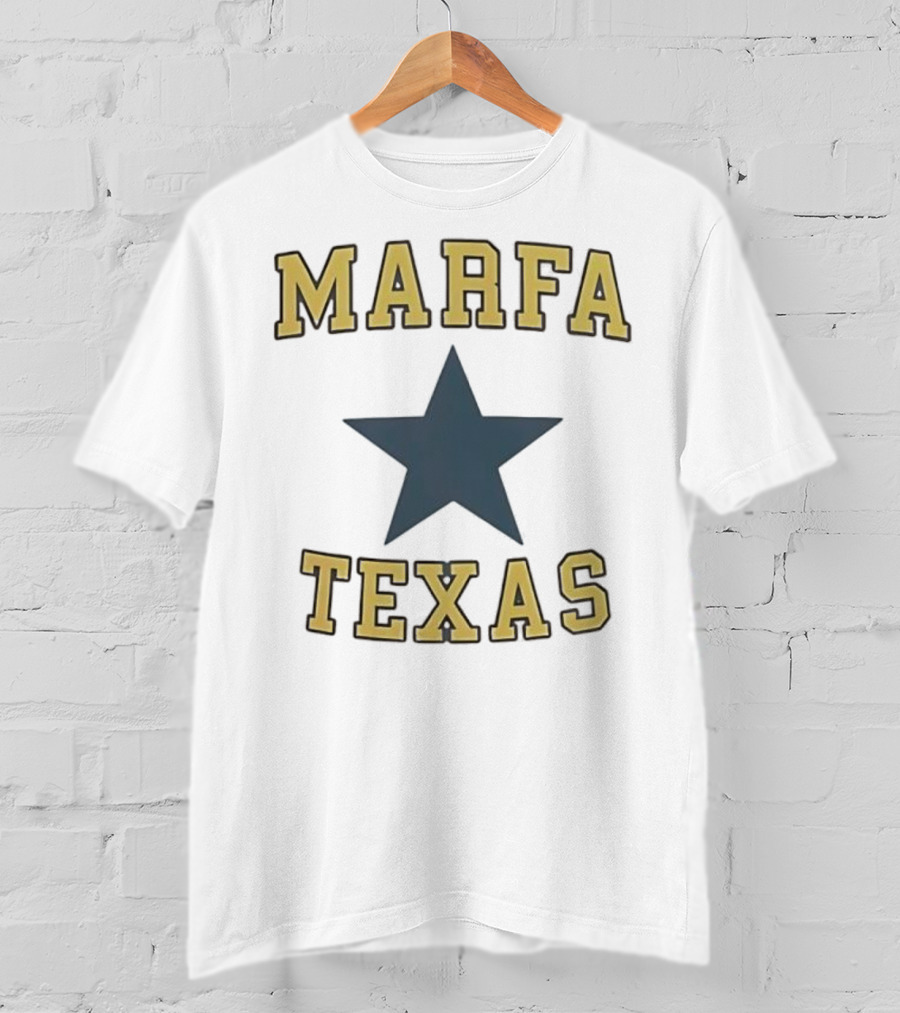 Jensen Ackles Marfa Texas Star Vintage Aesthetic T-Shirt
