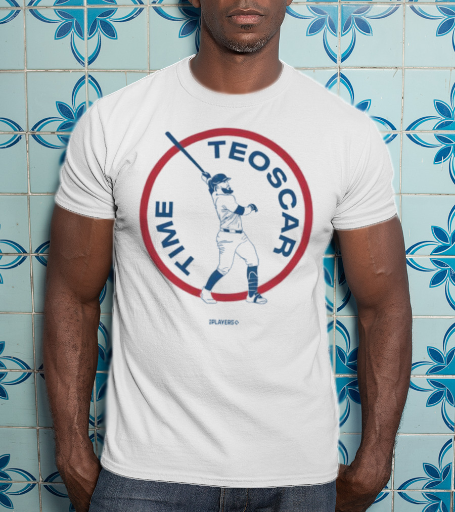 Los Angeles Dodgers Teoscar Hernández Number 37 Baseball Player Time T-Shirt