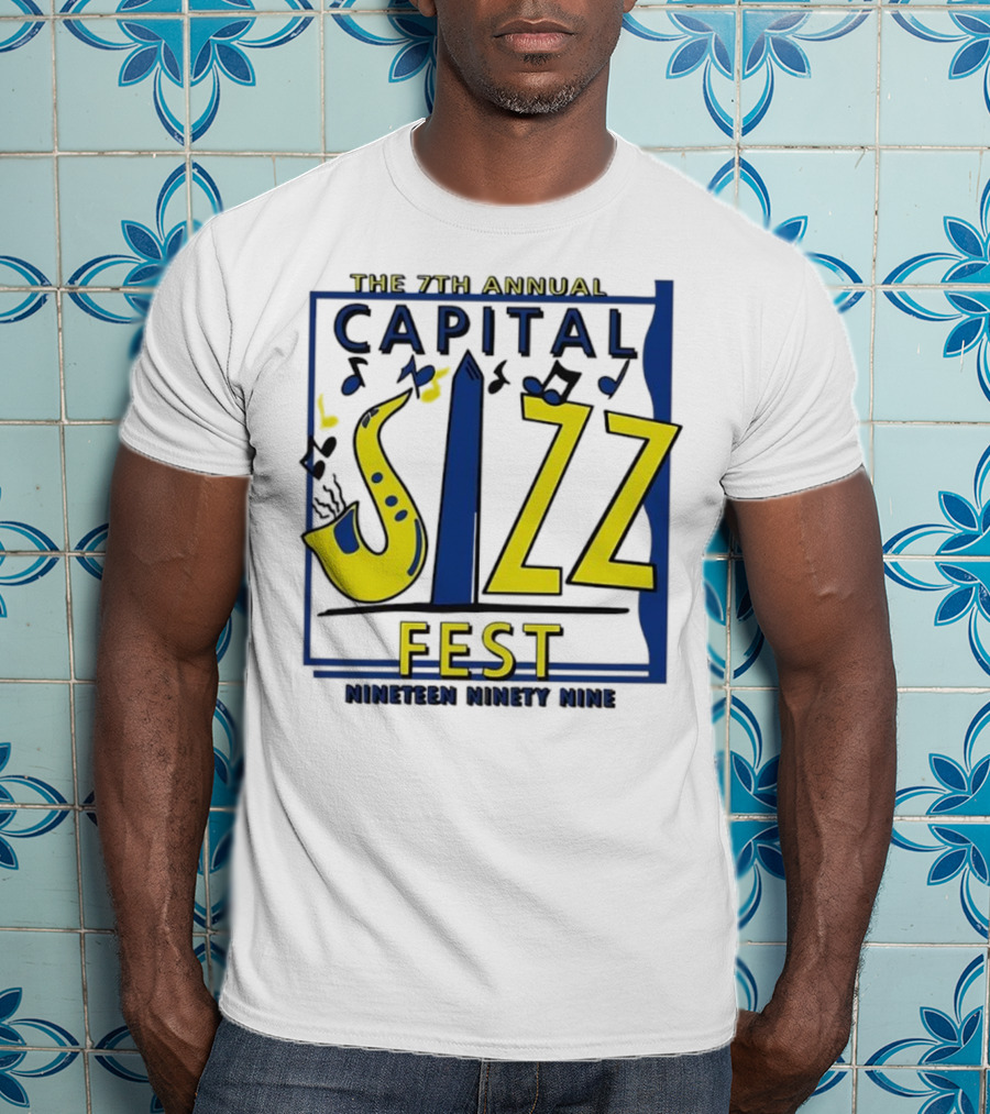 The 7th Annual Capital Jazz Fest June Nineteen Ninety Nine Music Event T-Shirt