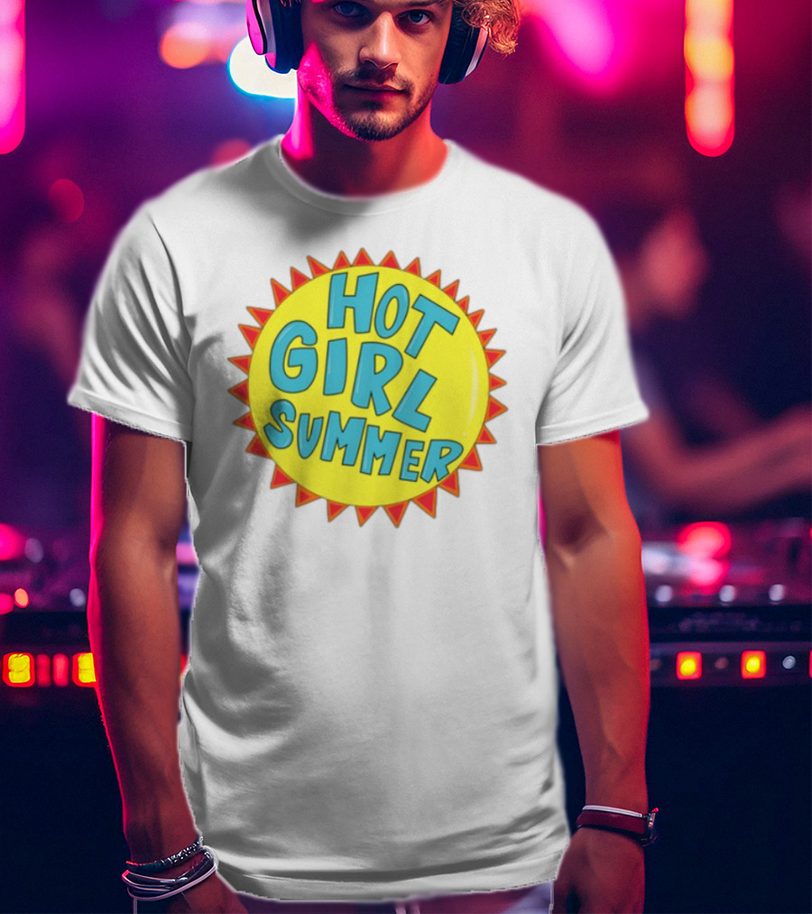 The Beaver Family Hot Girl Summer Sunburst Style T-Shirt