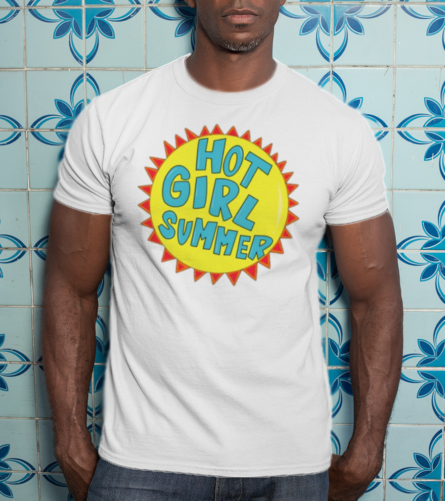 The Beaver Family Hot Girl Summer Sunburst Style T-Shirt
