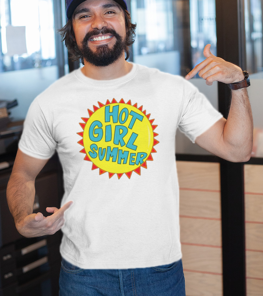 The Beaver Family Hot Girl Summer Sunburst Style T-Shirt
