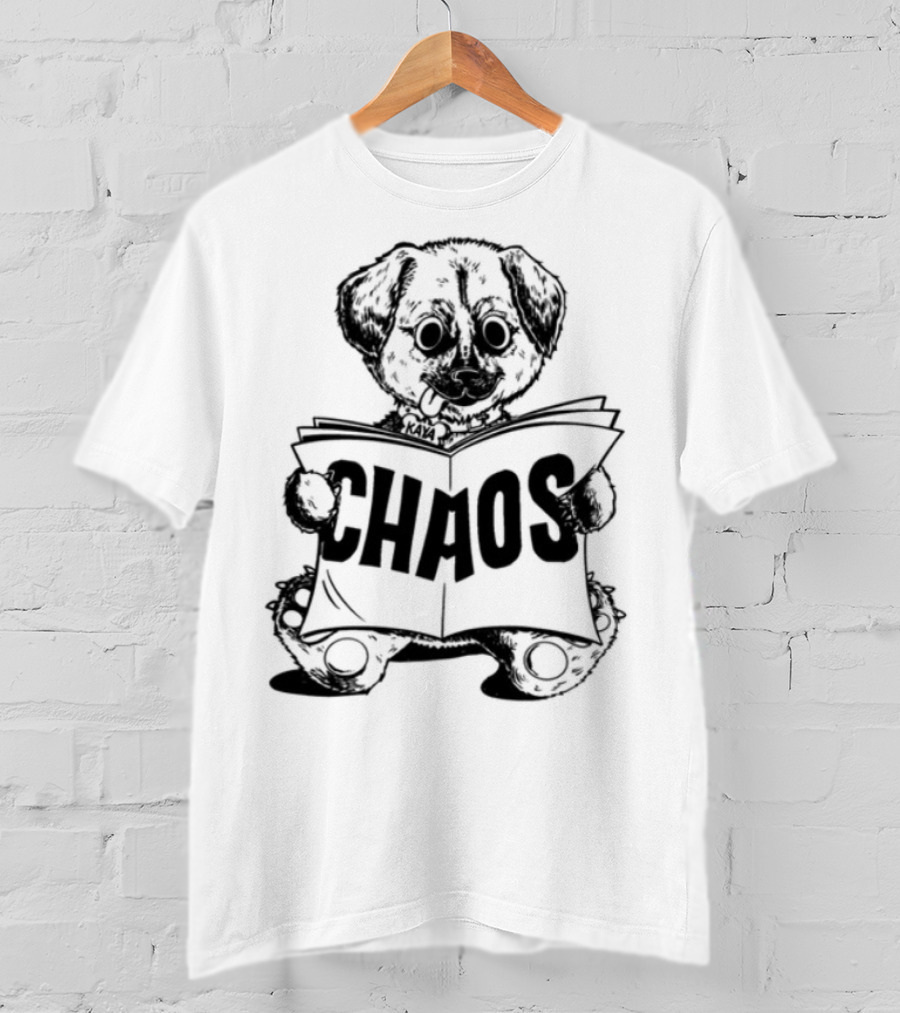 Chaos Reading Teddy Bear T-Shirt