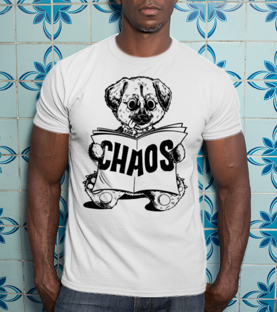 Chaos Reading Teddy Bear T-Shirt