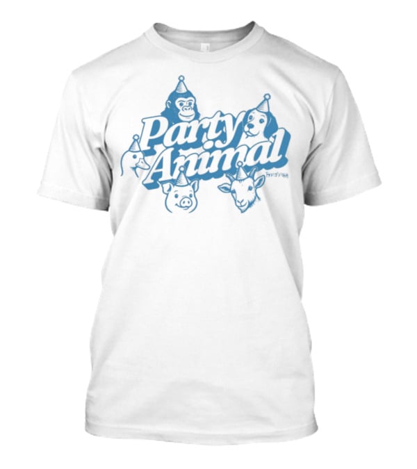 Chase Hudson Party Animal Fun Iconic Design T-Shirt