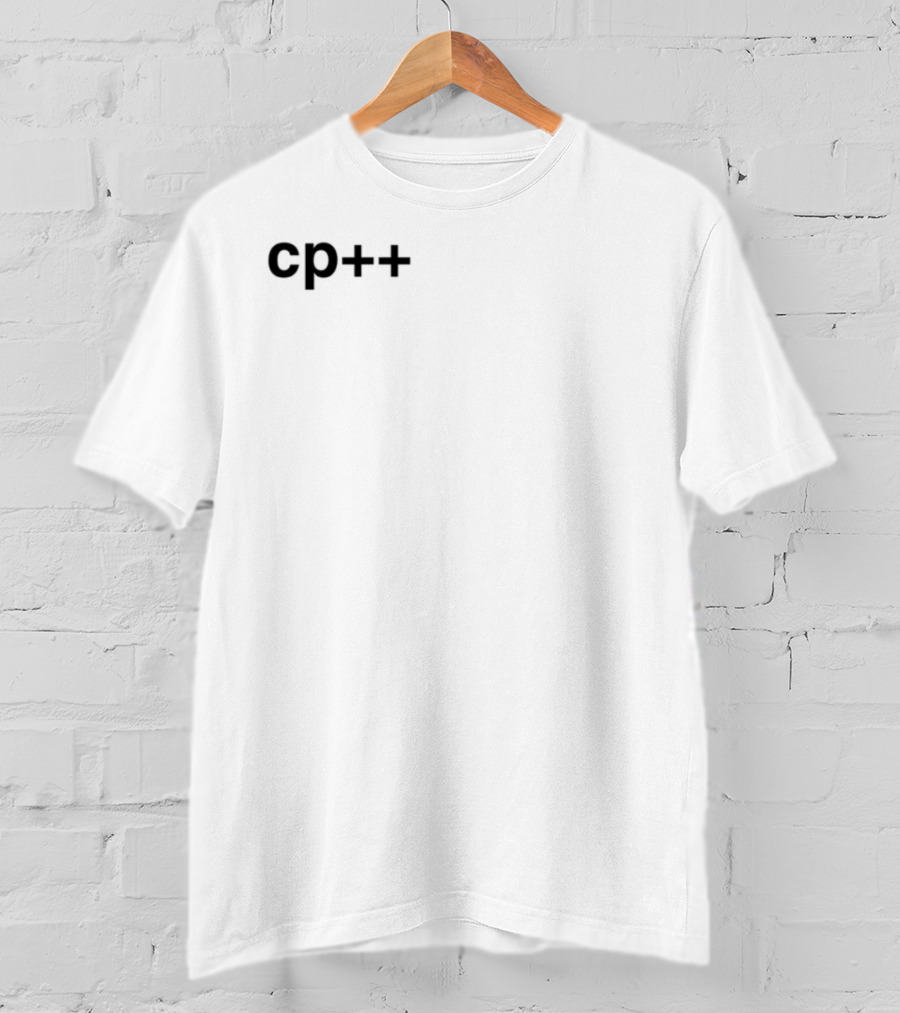 Cp++ Programming Humor Tech Nerd Icon T-Shirt